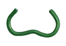 Gaaskrammen 20/22 mm - Groen geplastificeerd