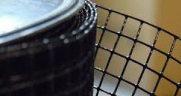 Volièregaas - Zwart geplastificeerd